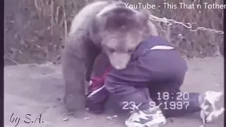 Khabib Nurmagomedov Wrestling a REAL Bear in 1997 at 9 years old