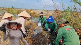 Đổ Nước Bắt Chuột Mỡ Hấp Cơm, Cà Nướng Mỡ Hành Hai Món Đánh Sạch Nồi Cơm Ở Giữa Đồng #ỐcNhỏMiềnTây