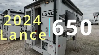 2024 Lance 650 Truck Camper