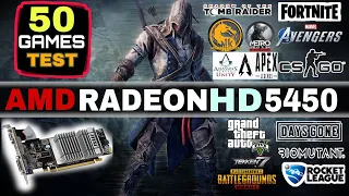 Amd Radeon HD 5450 | 50 Games Test !