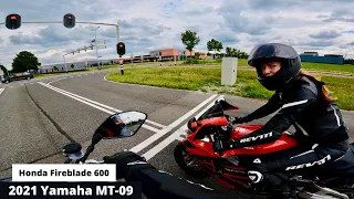 RIJDEN MET MEIDEN |🔥  2021 YAMAHA MT-09 🔥 | AKRAPOVIC FULL RACING SYSTEM | 4K | MOTOVLOG