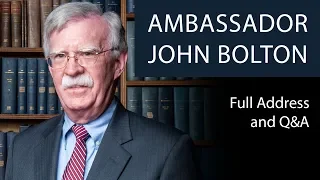 John Bolton | Full Address and Q&A | Oxford Union