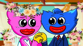 Huggy Wuggy, Kissy Missy's Wedding Day!| Love Story | Poppy Playtime Animation