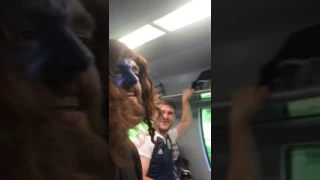 William Wallace Speech On Train Scotland vs England World Cup qualifier 10th June 2017