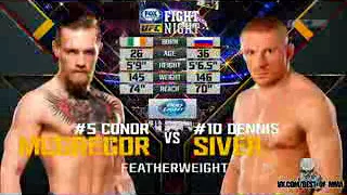 Conor McGregor vs Dennis Siver