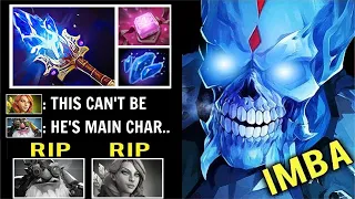 When You Play Lich as a Main Character! Crazy Scepter + Phylactery Build Support to Carry Dota 2