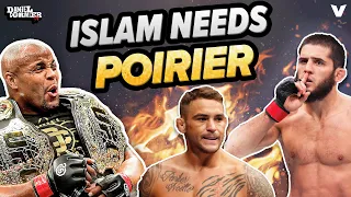 Daniel Cormier ADAMANT: Islam Makhachev NEEDS Dustin Poirier and BIGGER NAMES to become a SUPERSTAR