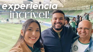 Tour no estádio do PALMEIRAS! Allianz Parque Experience 💚 - mostrei TUDO!