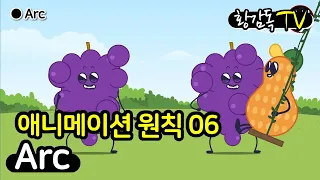 애니메이션의 원칙- Arc (호 운동), Create Animation, principle of animation [황감독TV]