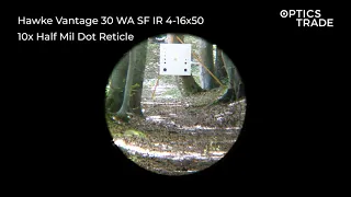 Hawke Vantage 30 WA SF IR 4-16x50 Reticle 10x Half Mil Dot | Optics Trade Reticle Subtensions