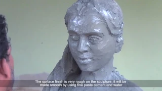 Contemporary Cement Sculpting Camp, Karnataka - Mermaids Sculpture