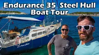 Endurance 35 Steel Hull - Single Handed Sailboat Tour