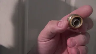 How to install & remove sharkbite or similar Push-to-connect fitting for plumbing project. Very Easy