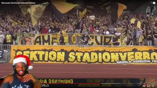 AMERICAN REACTS TO Borussia Dortmund ULTRAS