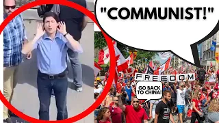 Trudeau Called a “Communist” HECKLED