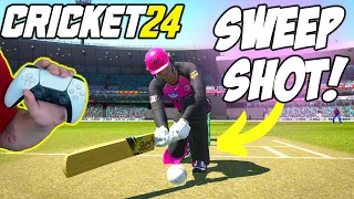 How to Play the Sweep Shot in Cricket 24 Pro Batting Controls