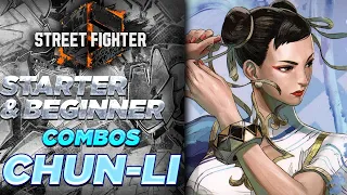 SF6 Starter & Beginner Combos: CHUN-LI ( Easy To Hard )