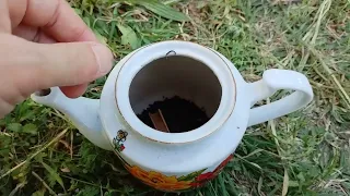 Samovar çayı və halva, самоварный чай с халвой
