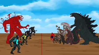 VENOM vs Godzilla: Monsters Ranked From Weakest To Strongest - Power Levels