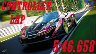 McLaren P1 GTR Nordschleife World Record Live Lap and Setup (GT Sport)