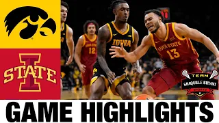 Iowa vs Iowa State Highlights | NCAA Men's Basketball | 2023 College Basketball
