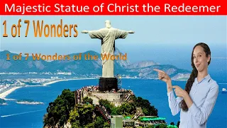 Majestic Statue of Christ the Redeemer, 7 Wonders of Modern World, Big Monument, World's Guide, AI