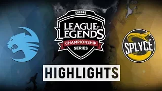 ROC vs. SPY - EU LCS Quarterfinals Day 1 Match Highlights (Spring 2018)