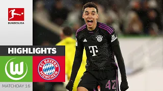 Musiala And Kane Marvellous! | Wolfsburg - Bayern München | Highlights | MD16 – Bundesliga 2023/24
