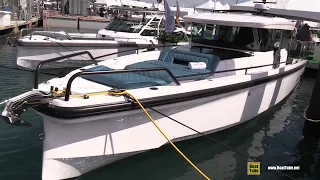 2022 Axopar 37 Cross Cabin Motor Yacht - Walk Through Tour - 2022 Miami Boat Show