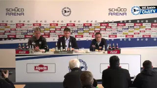 Pressekonferenz nach dem Spiel gegen Münster (2:1)