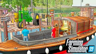 I Find Our Lost Brother At Crab Island? | Farming Simulator 22