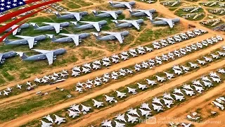 【その数なんと5,000機！】退役した大量の軍用機が眠るデビスモンサン空軍基地