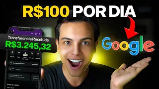 RECEBA $15 A CADA 20 MINUTOS USANDO O GOOGLE PELO CELULAR! $100/DIA (Dinheiro online 2024)