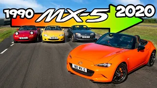 We Drove Every Miata MX-5