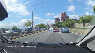 Reckless driver on FDR Drive.