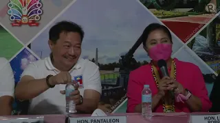 Robredo, Alvarez hold press conference in Davao del Norte
