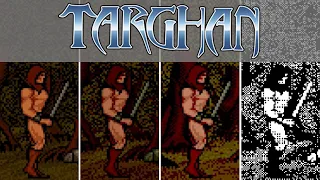 Targhan -Versions Comparison- #112 #retrogaming #amiga #atarist #msdos #cpc #macintosh