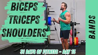 Arms and Shoulders Resistance Band Workout