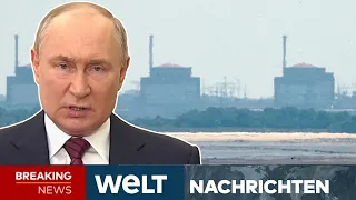 PUTINS KRIEG: Hülle von Reaktor getroffen! Angriff auf Atomkraftwerk Saporischschja | WELT Stream