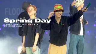 211128 Permission To Dance on Stage in LA ; Spring Day (봄날) BTS V/방탄소년단 뷔 직캠 (4K fancam)