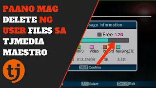 How To Delete User Files in Your TJ Media Maestro TKR-335 Player