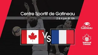 VOLLEYBALL : CANADA vs FRANCE