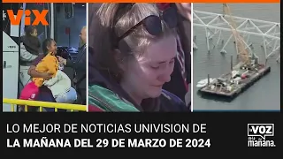 Lo mejor de Noticias Univision de la mañana | viernes 29 de marzo de 2024