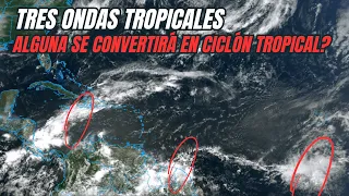 La #lluvia continuará en #caribe y #centroamerica ,#ondatropical en el #atlantico muy vigorosa.