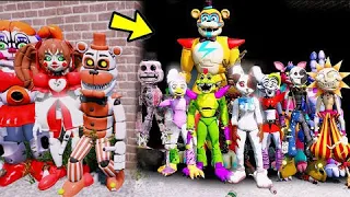 Funtime ANIMATRONICS VS FNAF Security Breach RUIN ASSOMBRADOS? | GTA V Five Nights at Freddy's