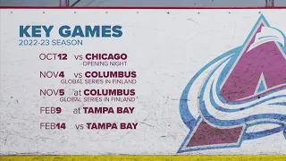 Colorado Avalanche 2022-23 schedule released