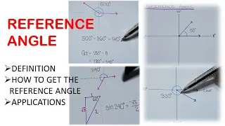 Reference Angle | How to get the Reference Angle