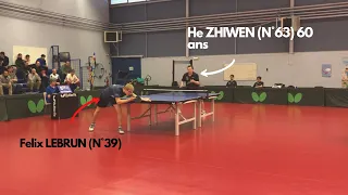 Felix LEBRUN vs He ZHIWEN | FRENCH LEAGUE PRO B |