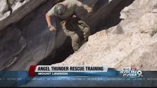 Mountain rescue training as Operation Angel Thunder cranks up