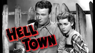 Hell Town (1937) | Full Movie | John Wayne | Marsha Hunt | Johnny Mack Brown